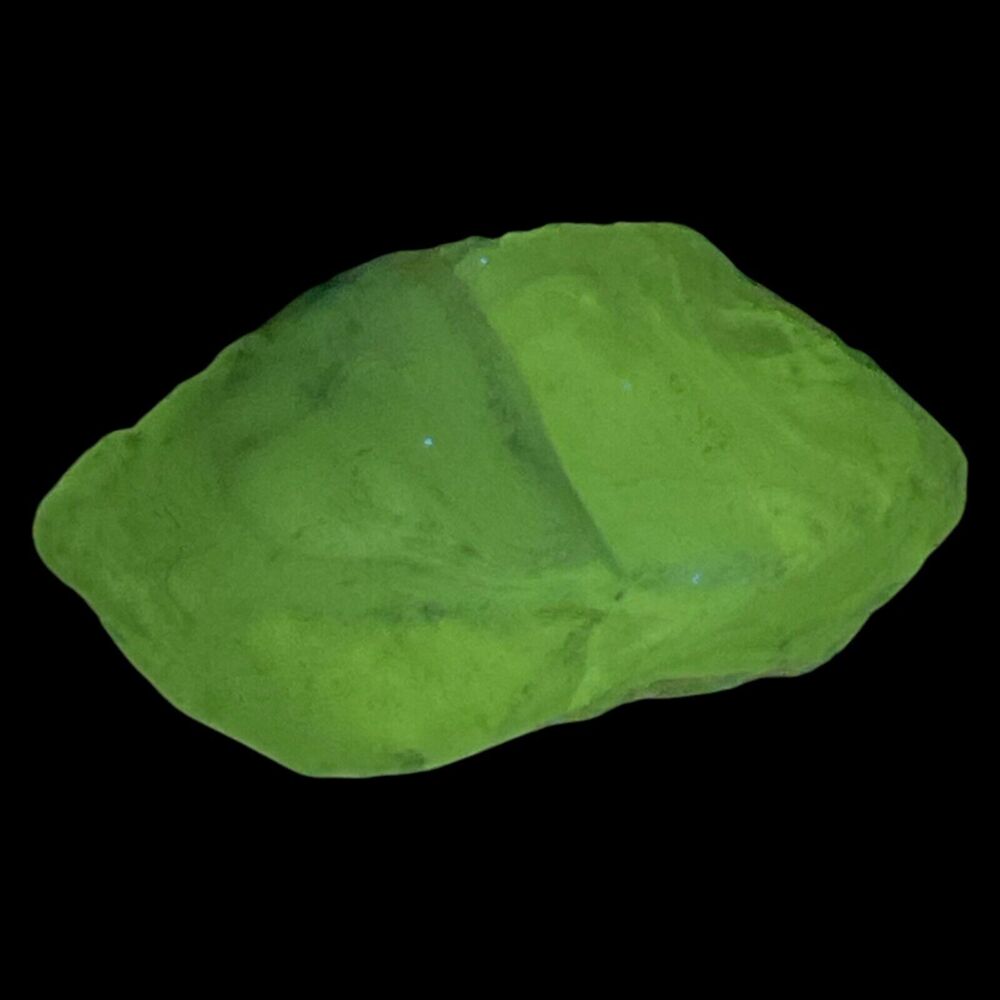 Clear Opalescent Layers Art Glass‎ Cullet Glowing Manganese Slag Glass #4GL282